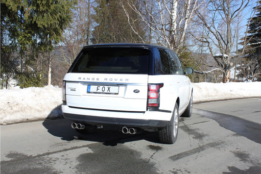 Range Rover IV Benzin MK 3,0L 190KW Endschalldämpfer Auspuff Duplex 4x90mm Typ 16
